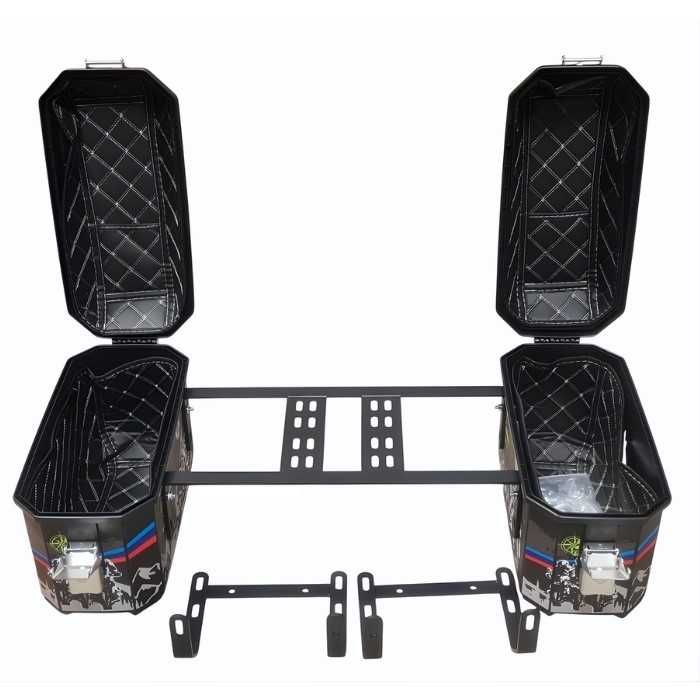 К-т куфари за мотор-странични, 45L, 2бр