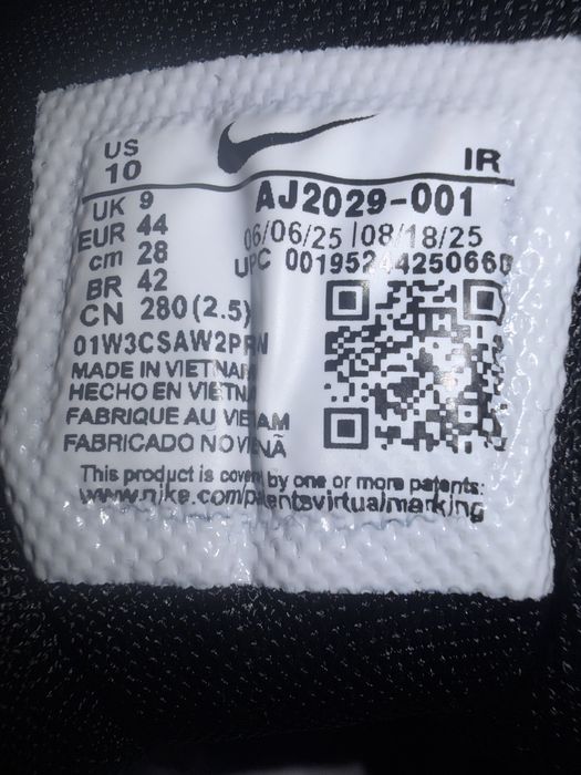 Nike Air Max Plus Triple Black "Leather" - 42,43,44,45