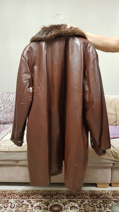 Шуба мужская нутриевая