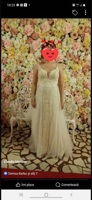 Oferta!Rochie mireasă -Natalia Vasiliev,colecția Morocco Infinite Love