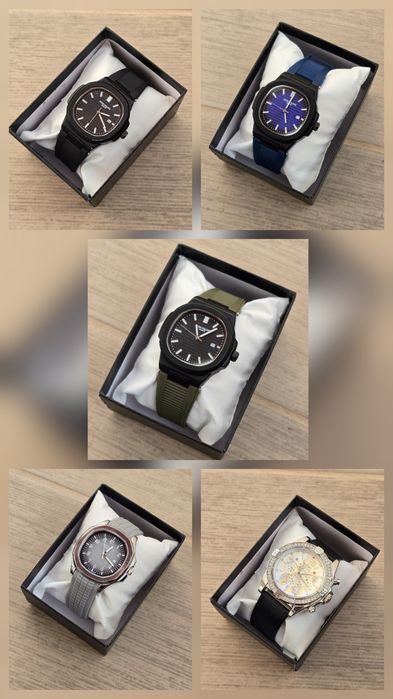 Чисто Нови Луксозни Часовници Rolex, Hublot, Patek Philippe, Audemars Piguet, AP, Richard Mille, RM, Breitling