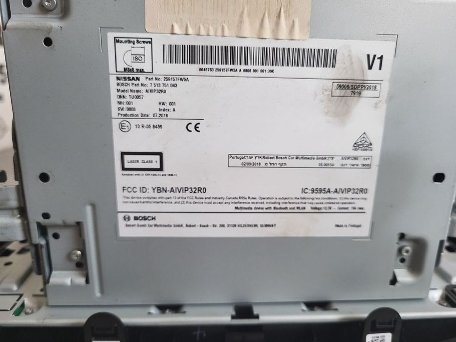 Navigatie Originala Nissan Qashqai J11 An 2014-2015-2016-2017-2018-2019-2020 Volan Stanga Masina Cu 11.000 Km Cod 259157FW5A