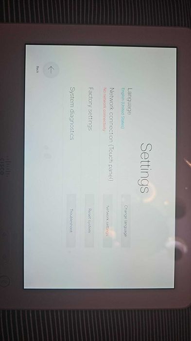 Cisco TelePresence cisco Touch 10