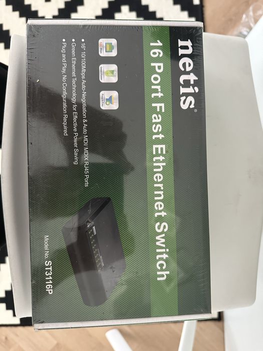 Switch (свитч), 16 портов новый