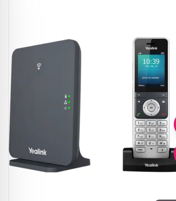 Yealink W60P IP-simsiz telefon.