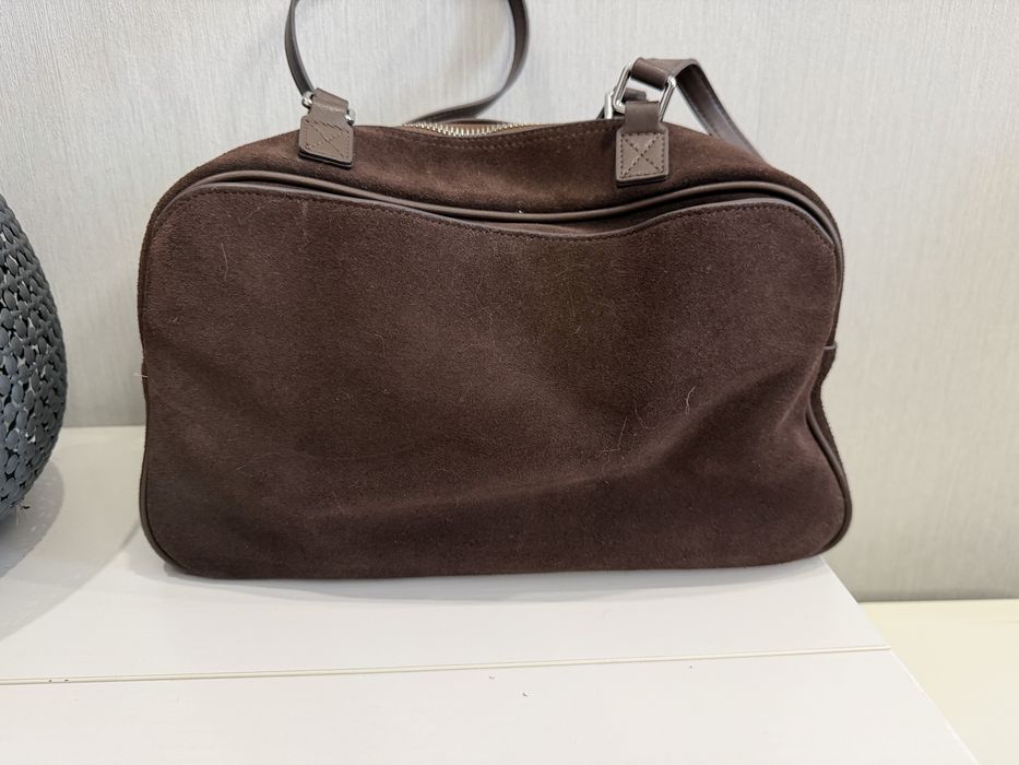Сумка Coach кожа канва