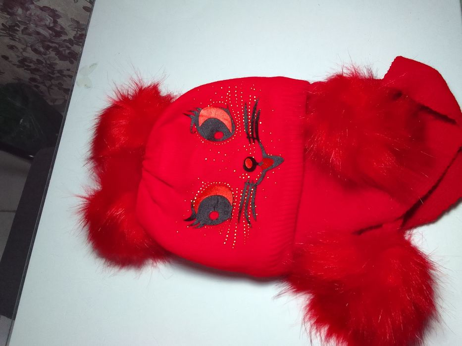 Шапка зимняя для девочки