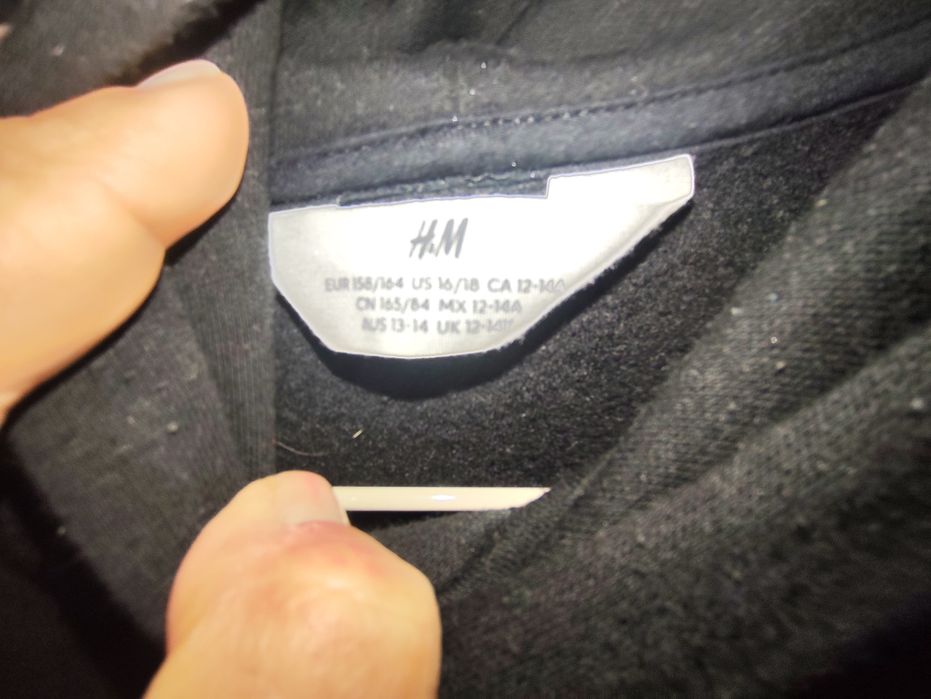 Hanorac H &M și blugi căptușiți 160 waikiki