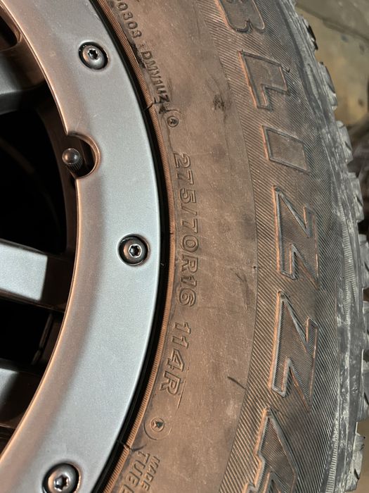 TRD диски, зимняя резина