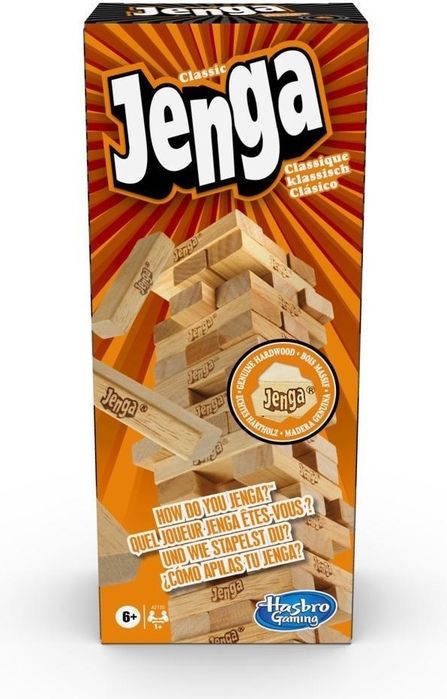 Настольная игра JENGA Classic от Hasbro Оригинальная