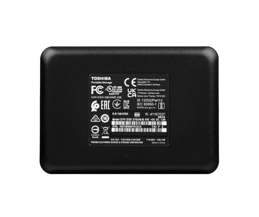 - Внешний жесткий диск 4TB Toshiba Canvio Basics 2.5" USB 3.2