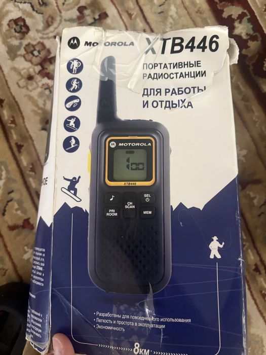 •	Motorola XTB446 рации (комплект 2 шт)