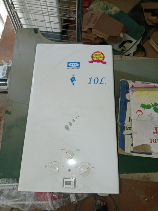 Сув иситгич газда ишайди