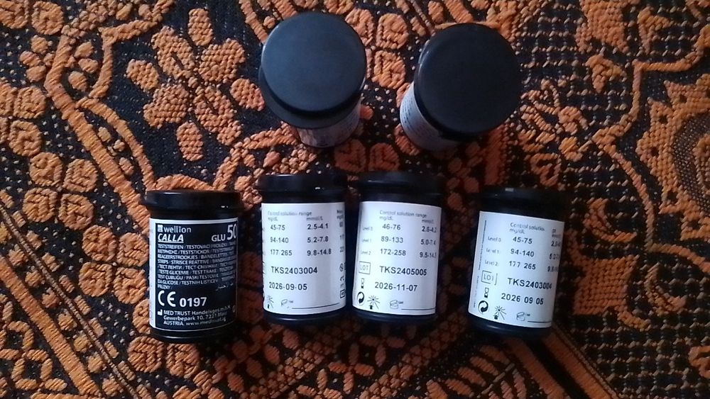 Тест ленти за кръвна захар Wellion Galla