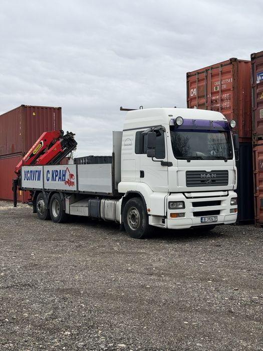 Услуги с камион с кран 21м стрела