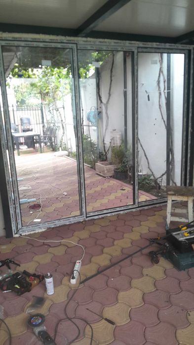 Inchidere terasa glisanta aluminiu