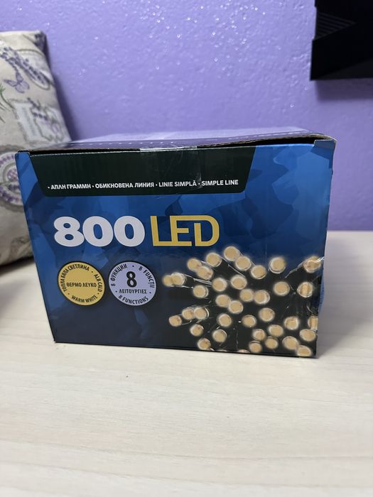 Instalatie cu 800 leduri