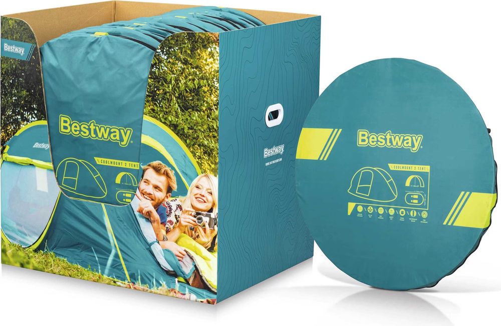 Двуместна палатка BESTWAY Coolmount 2 - чисто нова!
