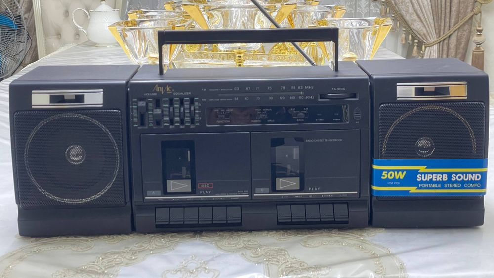 Магнитафон ANVIC  JAPON 9009 (Double Cassette) Оригинал Новый!