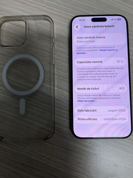 Iphone 16 pro max natural titanim (256gb)