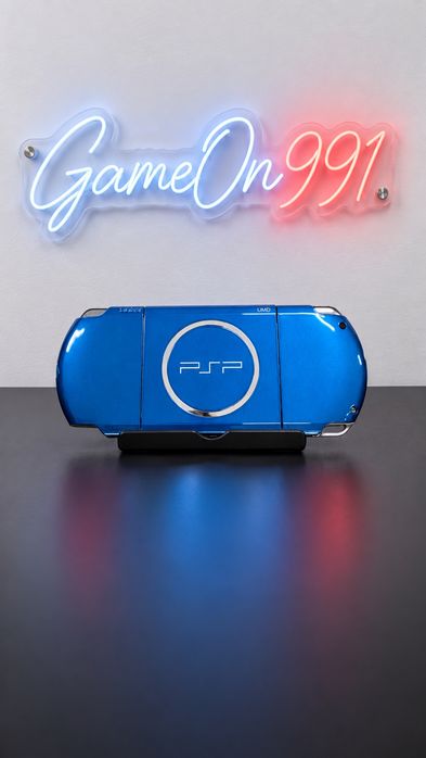 Sony PSP 3000, Modat, 550 jocuri, 9 în 1, husă, brațară, folie