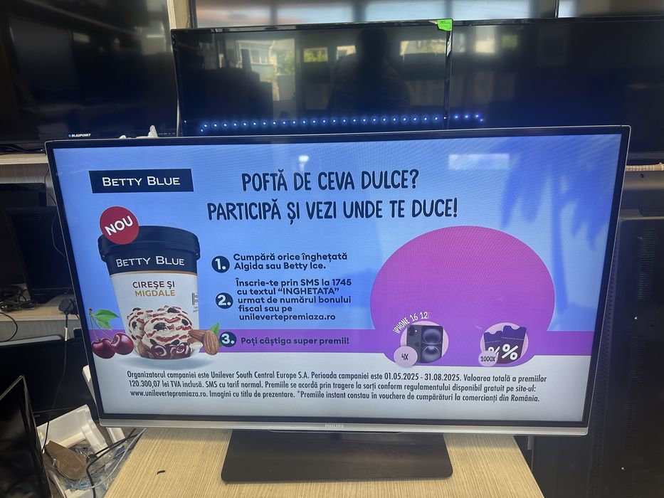 Tv  Philips Led -120 cm 750 ron Garantie 3 luni