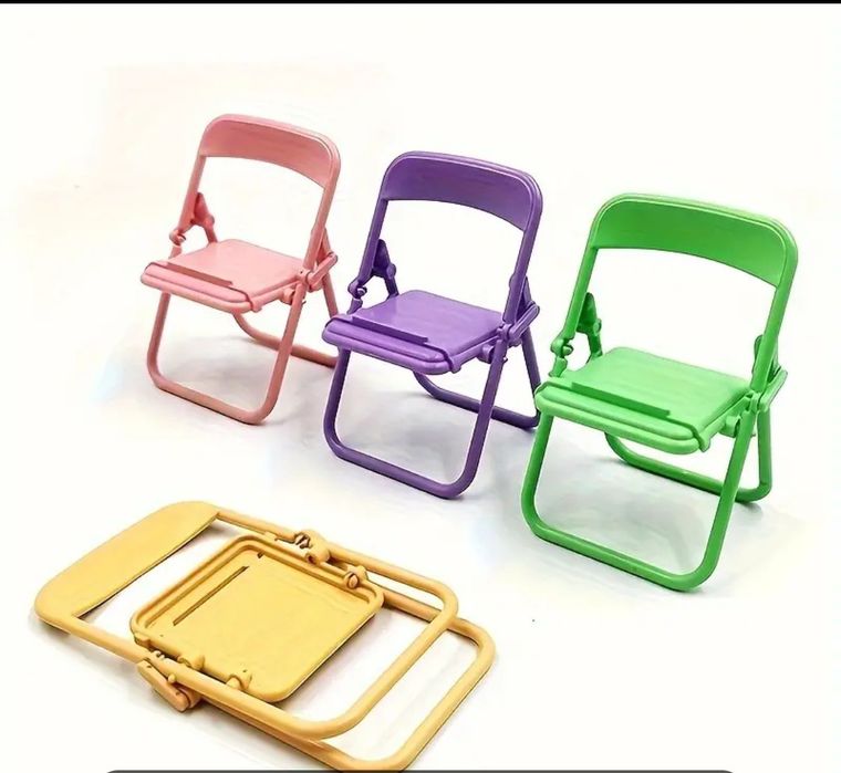 Креативна сгъваема табуретка Стойка за мобилен телефон