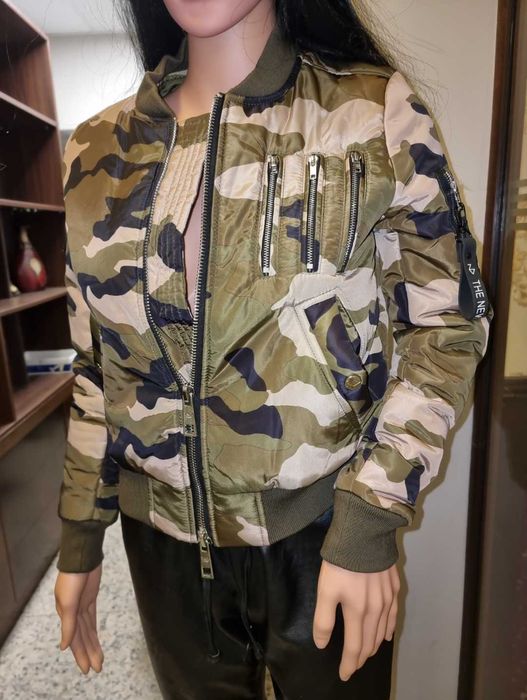 Зимно яке пухенка камофлаж