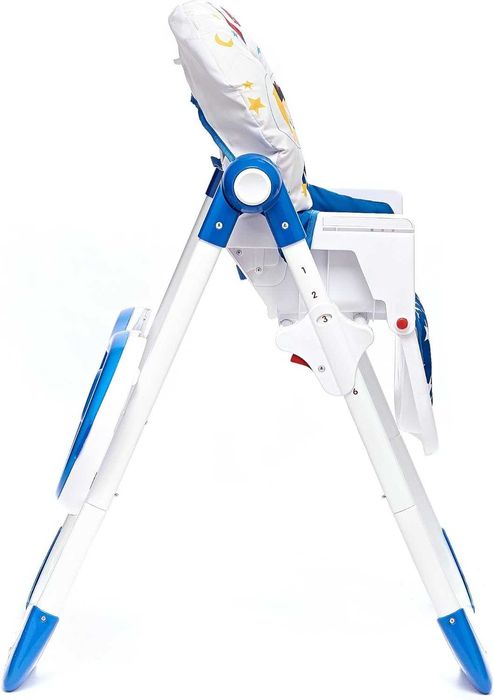 Scaun înalt pentru bebeluși Piku Astronauts cu tavă reglabilă