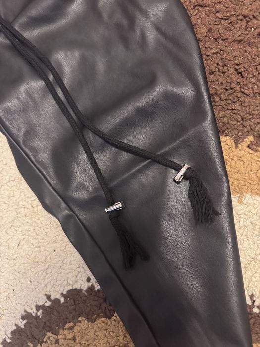 Pantaloni Piele Young rich white