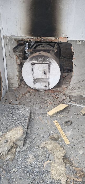 Печь металлическая