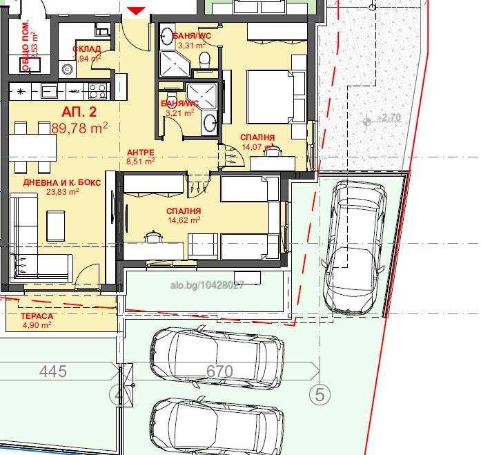Продава се Тристаен апартамент в Созопол - 105 кв.м за 1550 €/кв.м - Снимка #11