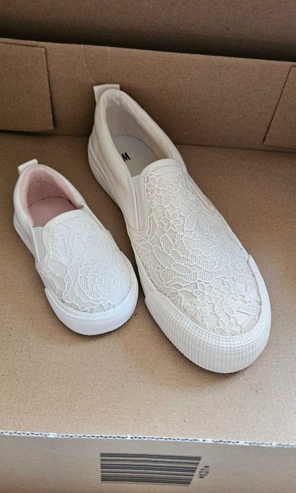 Летни обувки H&M от памучен брезент