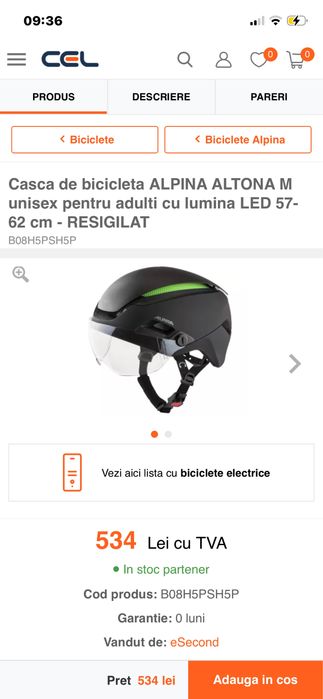 Alpina casca bicicleta helmet