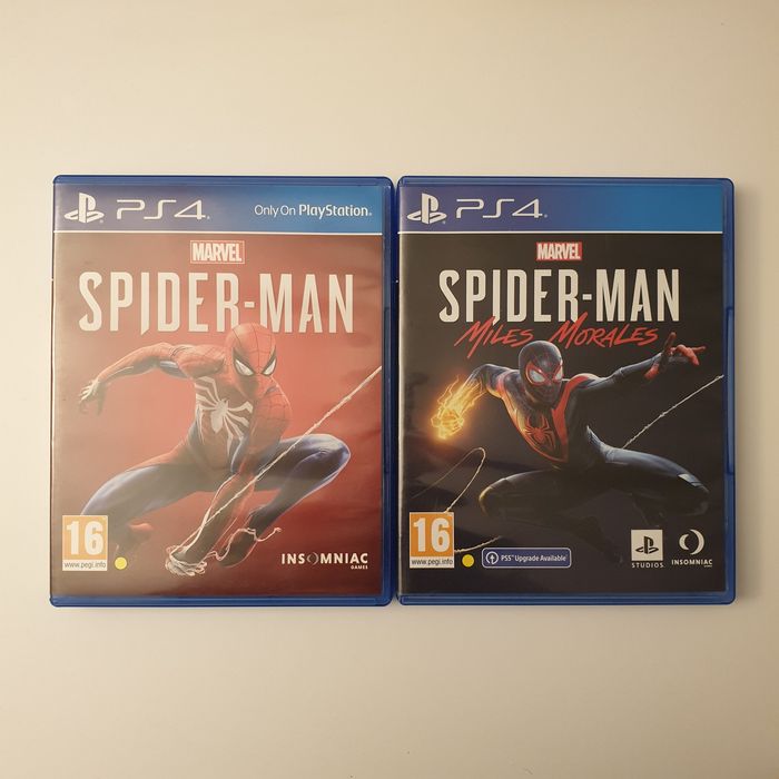 Marvels Spiderman (2018) & Marvels Spiderman Miles Morales PS4/Playstation 4