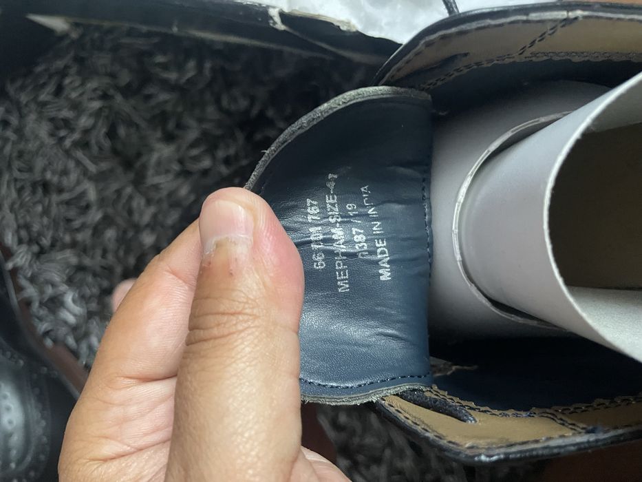 Pantofi barbatesti model Brogue - Burton Menswear London - marimea 41