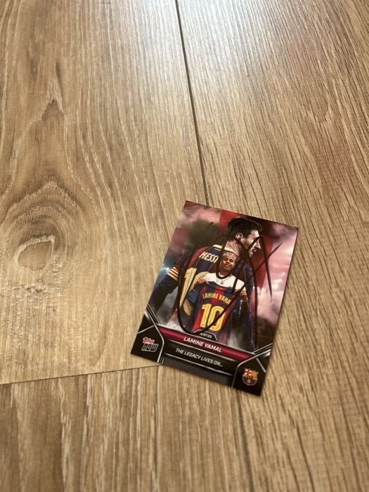 Колекционерска карта с автограф на Ламин Ямал/Lamine Yamal