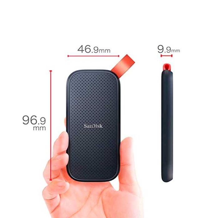 SSD extern portabil SANDISK, capacitate 2 TB, USB 3.2, 800 MB/s