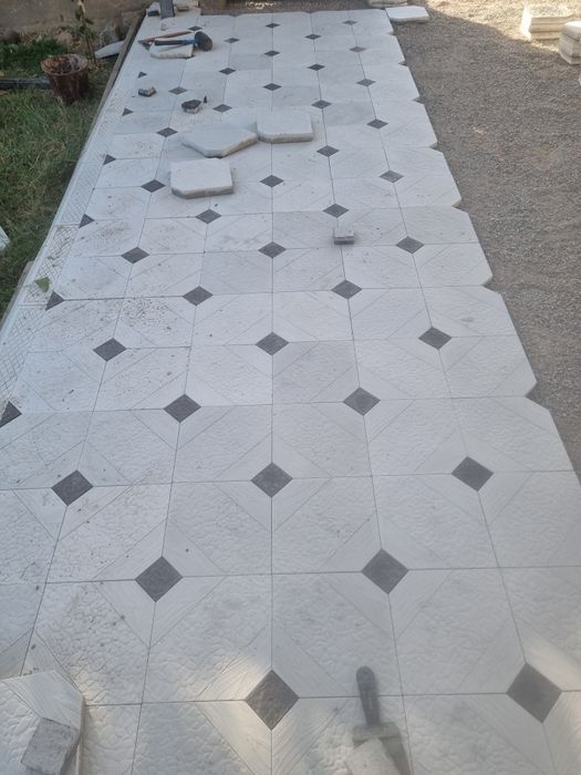 Укладка брусчатка