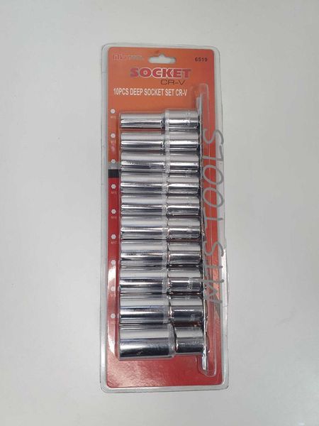 Set tubulare lungi 1/2 ” 10 piese chrome vanadium