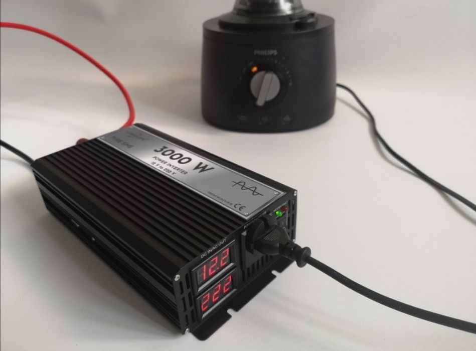 Invertor 12 V 24 V - 220V sinus pur unda pura duce orice aparat rulota