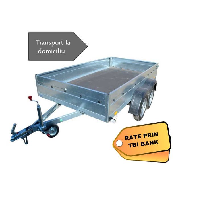 Remorca 750 kg 2 Axe Repo 300x160x30 cm