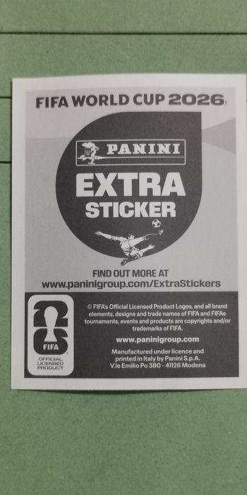 Extra sticker Mbappe Silver Panini