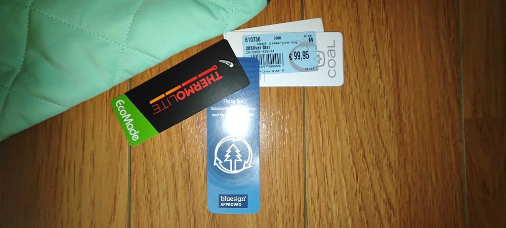 Nou cu eticheta: Hanorac Coal fermoar dama M, ski, verde menta