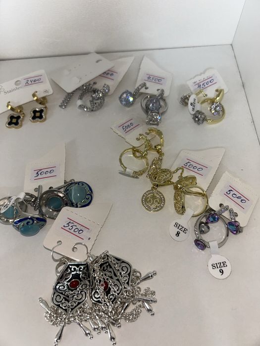 Бежутерия серебро набор