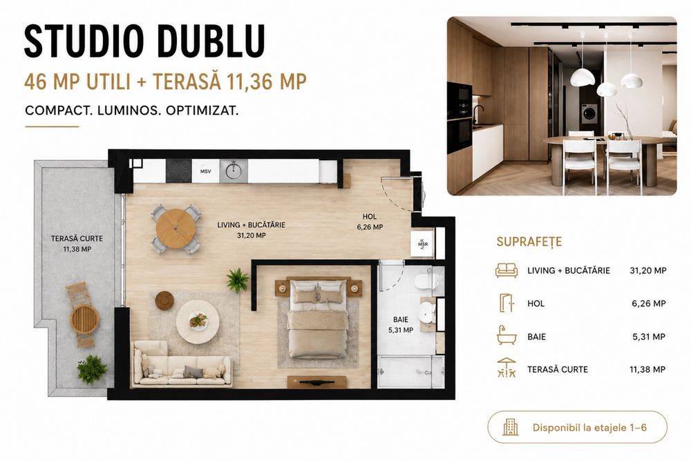 DISCOUNT 5.000€ luna August I Gemina Lake Pipera
