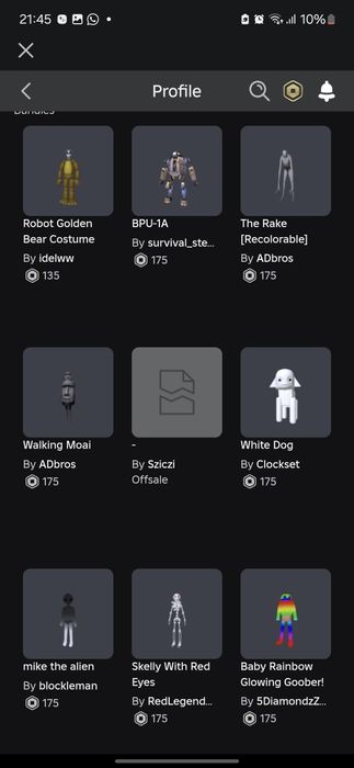 Аккаунт в роблокс