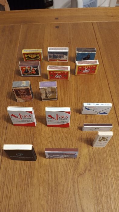 Продавам малка колекция от кибрити за колекция