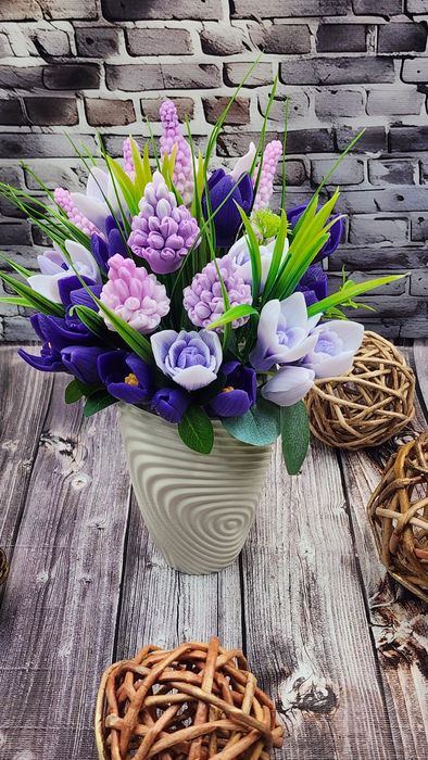 Мыльные букеты ручной работы