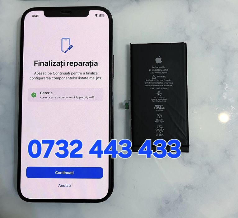 Acumulator OEM Apple iPhone 12/13/14/15 - Fără Eroare - Garanție